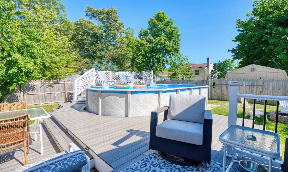 Lower Township House | 6 Bed 4 Bath Cape May POOL & HOT TUB, Dog Friendly Sleeps 16 EV Charging