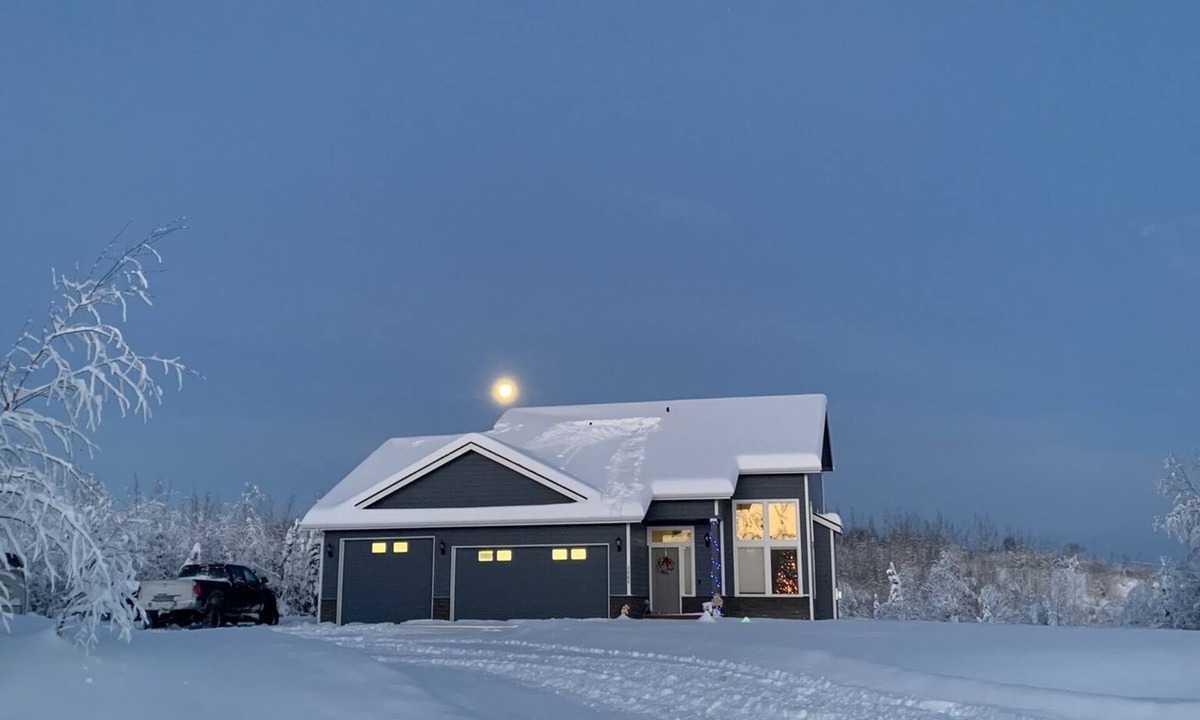 Knik-Fairview House | Alaskan home with views of Denali.