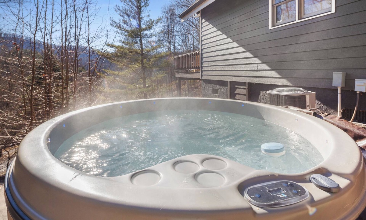 Waynesville Cabin | Arya Retreat Mountain Views Hot Tub Pet Friendly Elegant Escape