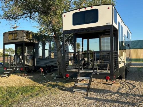 Northeast Entrance Badlands House | Buffalo Drift Tiny Home