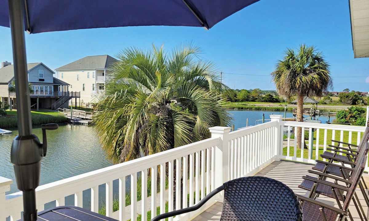 Litchfield by the Sea House | Canal Front Beach House, Dock, 2 Porches, 2 TV Dens, Short Block from Beach