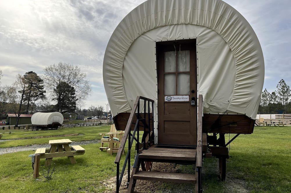 Lillington House | Charming Covered Wagon Retreat for Four in Lillington, North Carolina