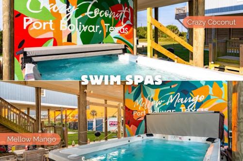 Port Bolivar House | Double Beachfront Bliss | 2 Side-by-Side Homes | 8BR | 2 Spas | Sleeps 24