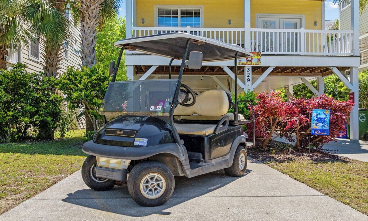 Surfside Beach House | Elevator, A+ Home, Near Beach & Ocean, 5BR/5.5BA, Porches, Pvt Pool, Golf Cart