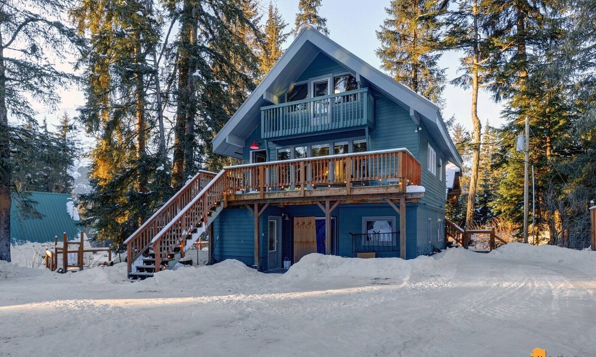 Alyeska House | Entire cabin duplex one block from ski lifts, bike path, and hiking.