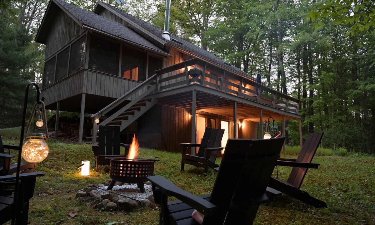 Otis House | Family Cabin w/Climbing Wall, Games. Near Great Barrington, Butternut, Lakes