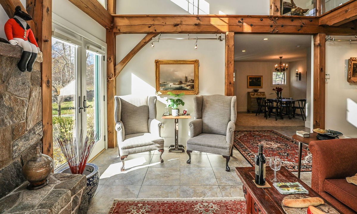Temple Villa | Fox & Moose, Elegant pondside villa with mountain views