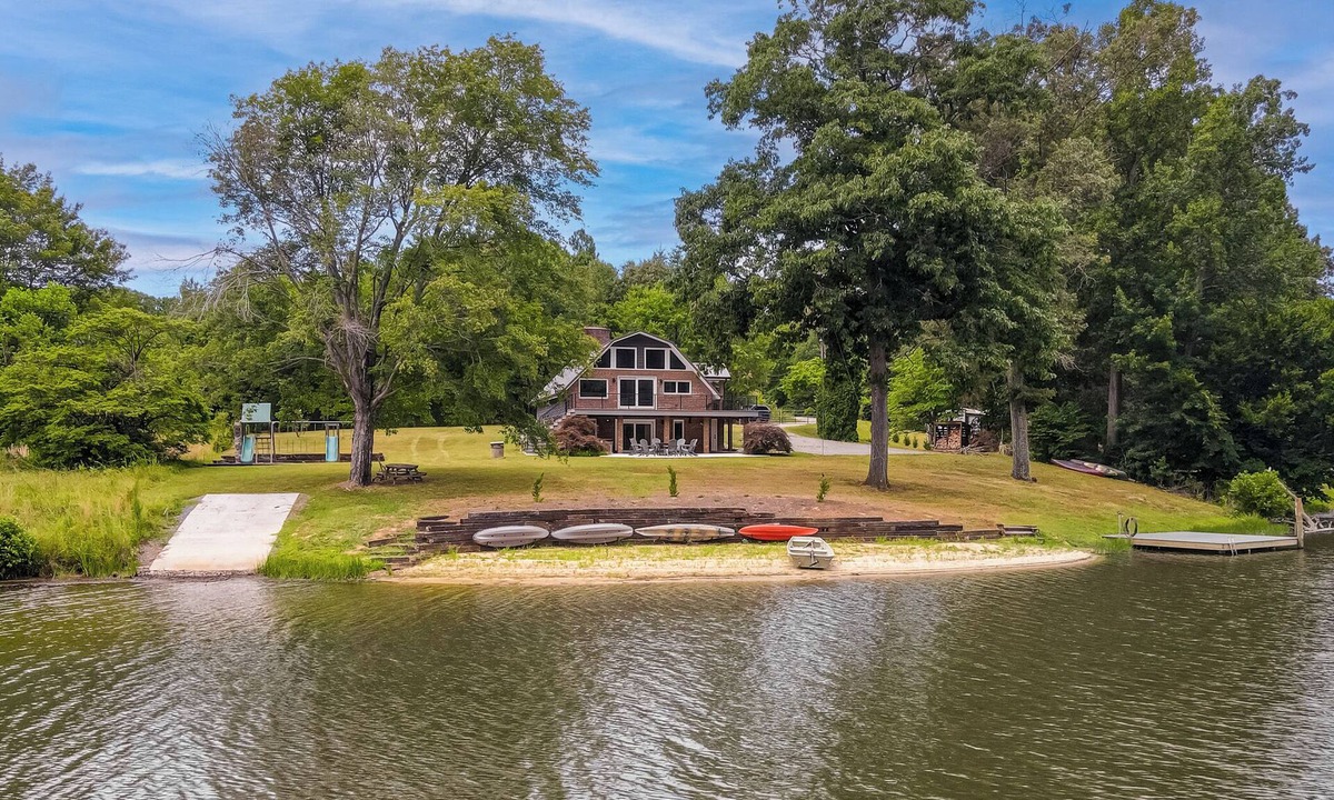 Stokes House | Lakefront Home W/Hot Tub, Dock, Boat Ramp, Beach, Kayaks