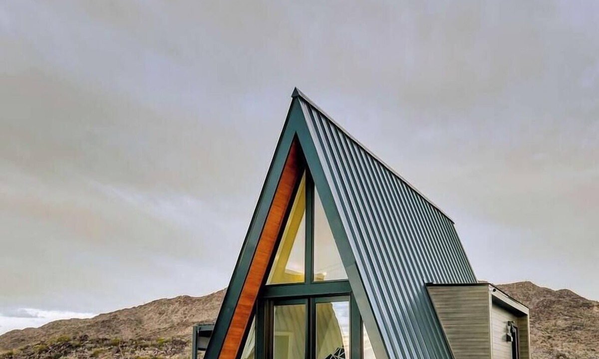 Study Butte-Terlingua Cabin | Luxury A-Frame with Furnished Deck in Terlingua, Texas