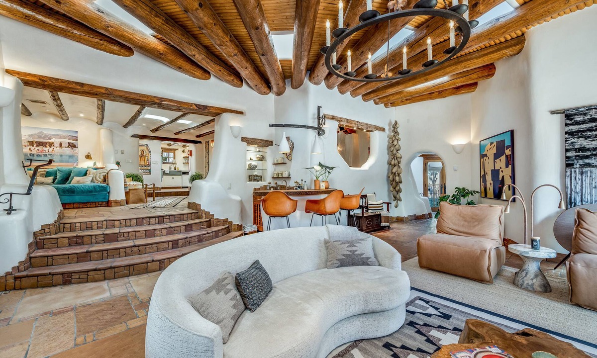 Historic Eastside House | Luxury Adobe Scenic Hilltop Setting Artful Interiors Outdoor Living