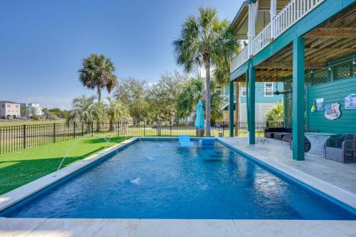 Ocean Ridge House | Marina & Golf Course Views: Edisto Island Home