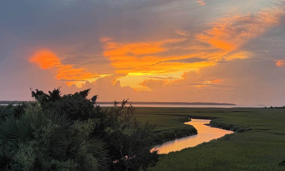 Oceanmarsh Subdivision House | Marshfront Retreat with Stunning Sunset and Sunrise Views