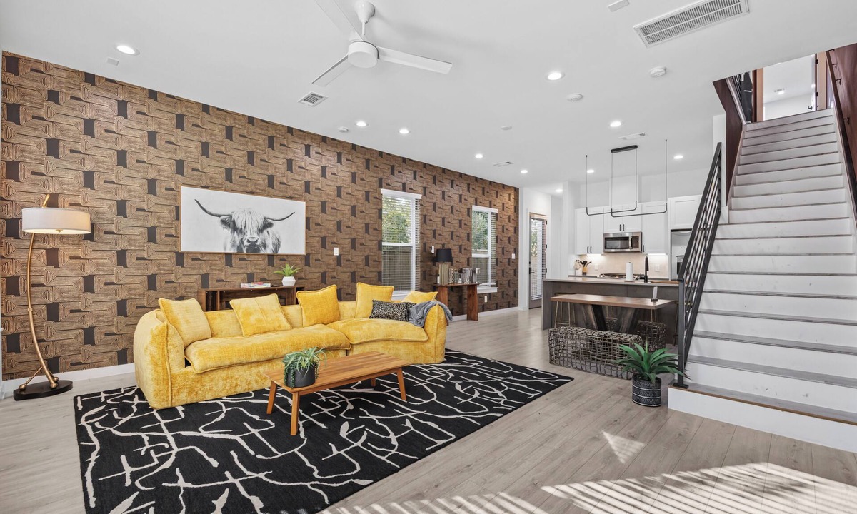 OST - South Union House | Modern 3BR Near NRG Stadium, Medical Center & Downtown + Gazebo + Fire pit