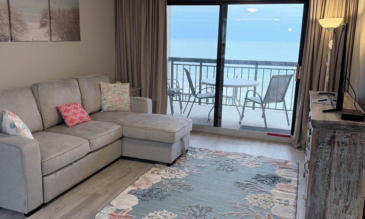 North Myrtle Beach Condo | NEWLY REMODELED OCEAN FRONT-2BR/2BA in Quiet Cherry Grove!