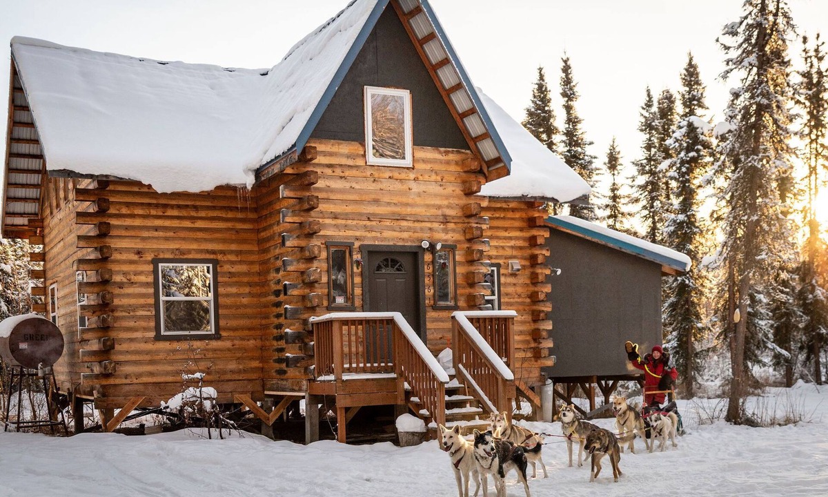 Fairbanks Cabin | On-site Sled Dog Demo! Tucked in woods! Auroras seen here. Private.