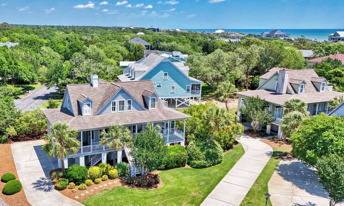 Litchfield by the Sea House | Raised Beach House, Screen Porch, Grill, Gated Resort, Easy Walk to Beach, Pool