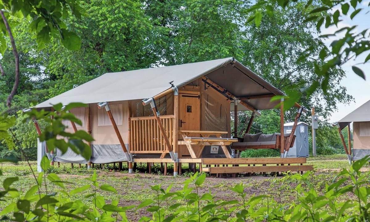 New River Cabin | Riverfront Safari Tent Near Virginia Tech