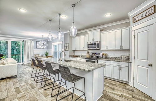 Folly Field House | (119) Heated Pool, Hot Tub, Walk to the Beach, Elevator, EV Charger