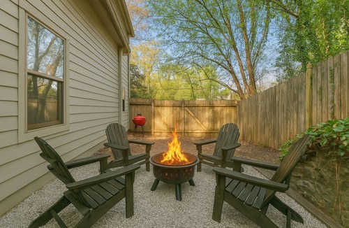 Buckhead House | 12 min downtown, firepit, Gameroom & Theater-room
