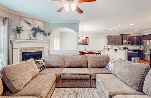 Grovetown House | 2-story house in great location with enclosed backyard, fireplace, streaming, AC