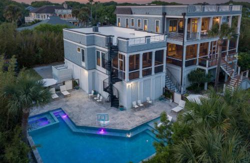 Isle of Palms House | 3 53rd Ave Stunning Ocean Views, Pool, Hot Tub, Elevator, Mother-in-law Suite