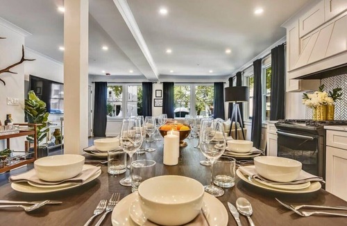 Jamaica Plain Condo | 4BR Mid-Century Glam Retreat | Near T