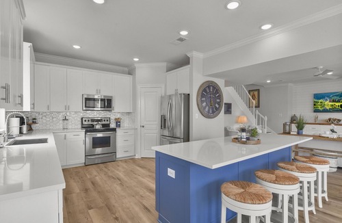 Pirates Beach West House | 5/4 Beautiful Family home w/Pool-Spa-Fire Pit. Gulf view, short walk to beach