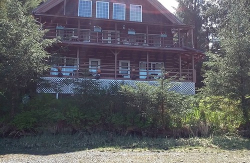 Klawock Cabin | Alaska's Log Cabin, on a quiet back bay