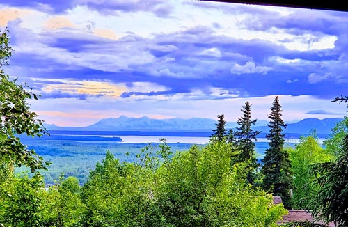 Eagle River Apartment | Amazing mountain & ocean VIEWS in exclusive Eagle River neighborhood apartment!