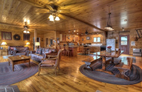 Rangeley House | Ark - Gull Pond home with walk in area to the water