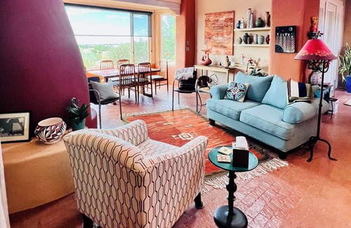 Eldorado at Santa Fe House | Beat the Heat! Spacious home on 2 acres. 3 bed and 3+ bathrooms. Grand piano