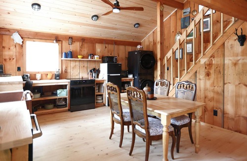 Hill Cabin | Cabin on a private lake + RV hookup. Surrounded by trails, lakes, and wildlife