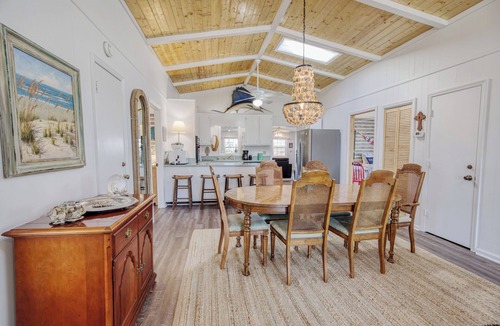 Litchfield by the Sea House | Canal Front Beach House, Dock, 2 Porches, 2 TV Dens, Short Block from Beach