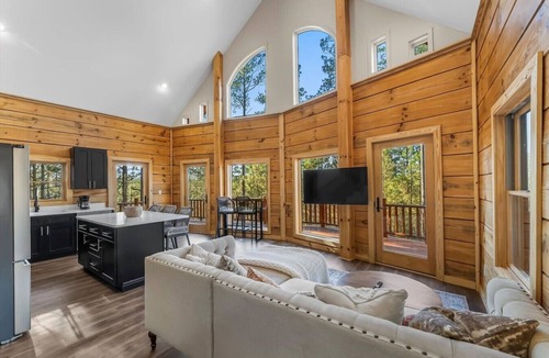 Union Mills Cabin | Carolina Chalet:Lake Lure, TIEC, Asheville Nearby!