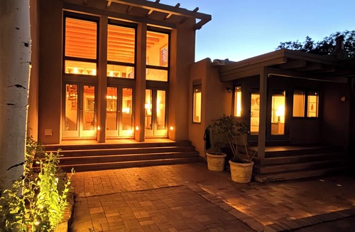 Casas de San Juan House | Casa Serenata, Gated luxury home near Santa Fe Opera and Tesuque, mountain views
