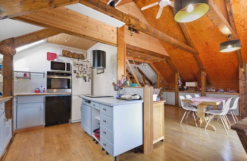 Gresse-en-Vercors Ski Chalet | Chalet Gresse: Mountain View, Large Terrace & Private Green Space Around the Chalet