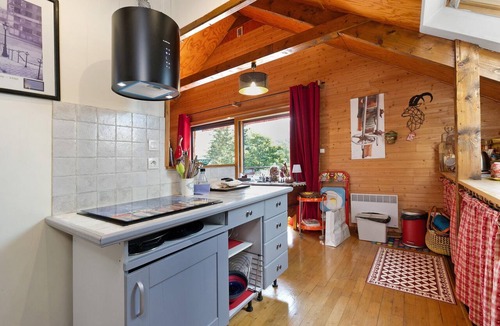 Gresse-en-Vercors Ski Chalet | Chalet Gresse: Mountain View, Large Terrace & Private Green Space Around the Chalet