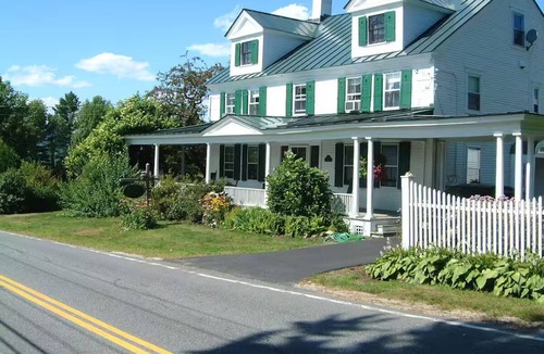 Enfield Bed & Breakfast | Charles Hewes Room: cozy room with queen size bed & private bath in historic B&B