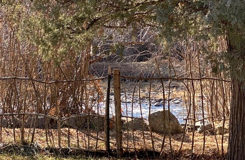 Pecos House | Charming Cabin Retreat: Fireplace and River Views in San Miguel County, NM