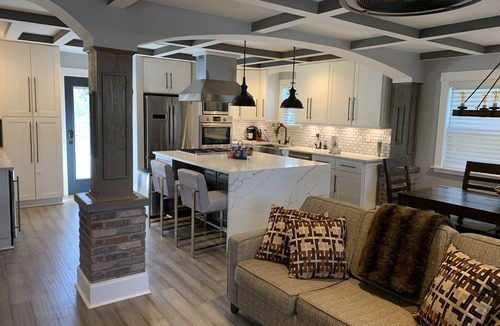 Westside House | Château Marchand Custom Home West Midtown Westside Station 1 Mile From Top Golf