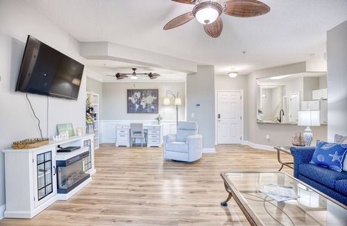 North Myrtle Beach Condo | Close to Barefoot Landing & Enjoy Largest Salt Water Pool In SC - July Openings