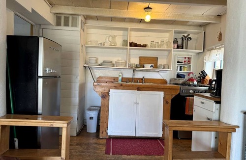 San Cristobal Cabin | Cozy Cabin Suite with Orchard Views near Taos, New Mexico
