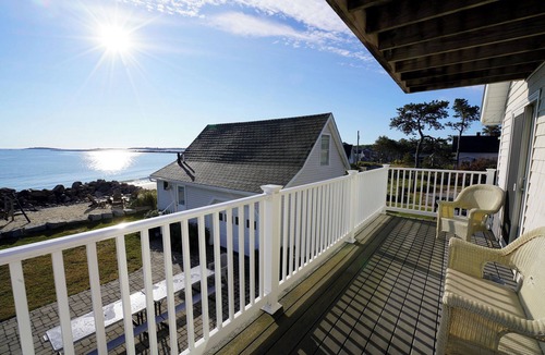 Camp Ellis House | Direct Oceanfront/Beachfront Home in Saco, ME. Family Retreat sleeps 19