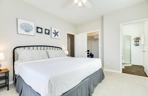 Terramar Beach House | Dog-friendly bayside home with a fenced yard & washer/dryer - walk to the beach