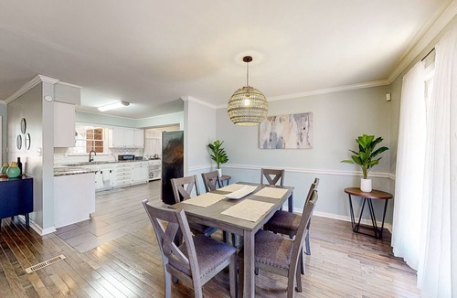 Macon House | Dog-friendly charmer with large yard, sunroom, game room, grill, AC, & W/D