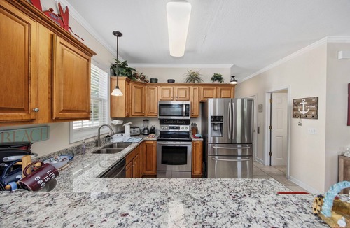 Surfside Beach House | Elevator, A+ Home, Near Beach & Ocean, 5BR/5.5BA, Porches, Pvt Pool, Golf Cart