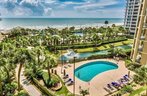 Arcadian Shores Condo | Enjoy the beach and golf