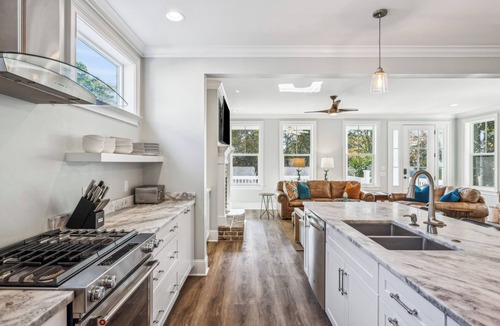 Folly Field House | Experience luxury at 5 Periwinkle Lane, with private pool and a 5-minute walk to the beach!