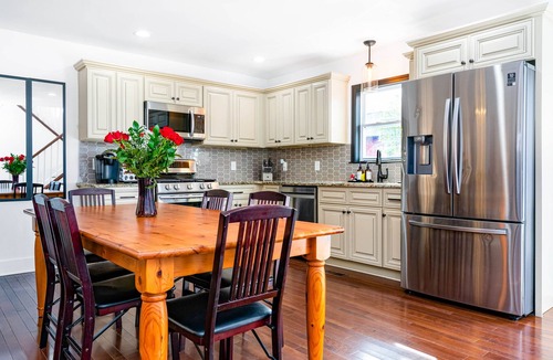 Candler-McAfee House | Family sized cozy Atlanta retreat with firepit 5 bedrooms 2 bathrooms