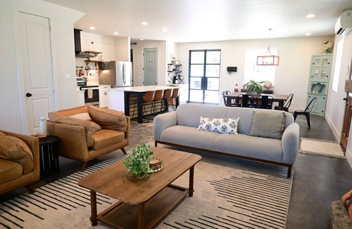 Spring Branch House | Farmhouse- Pool, Hot tub, Putting green, Swimming hole
